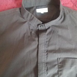 Black Clergy Shirt